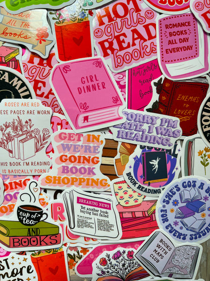 Romance Books Sticker Pack