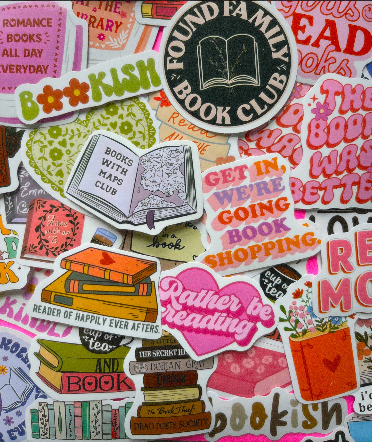 Romance Books Sticker Pack