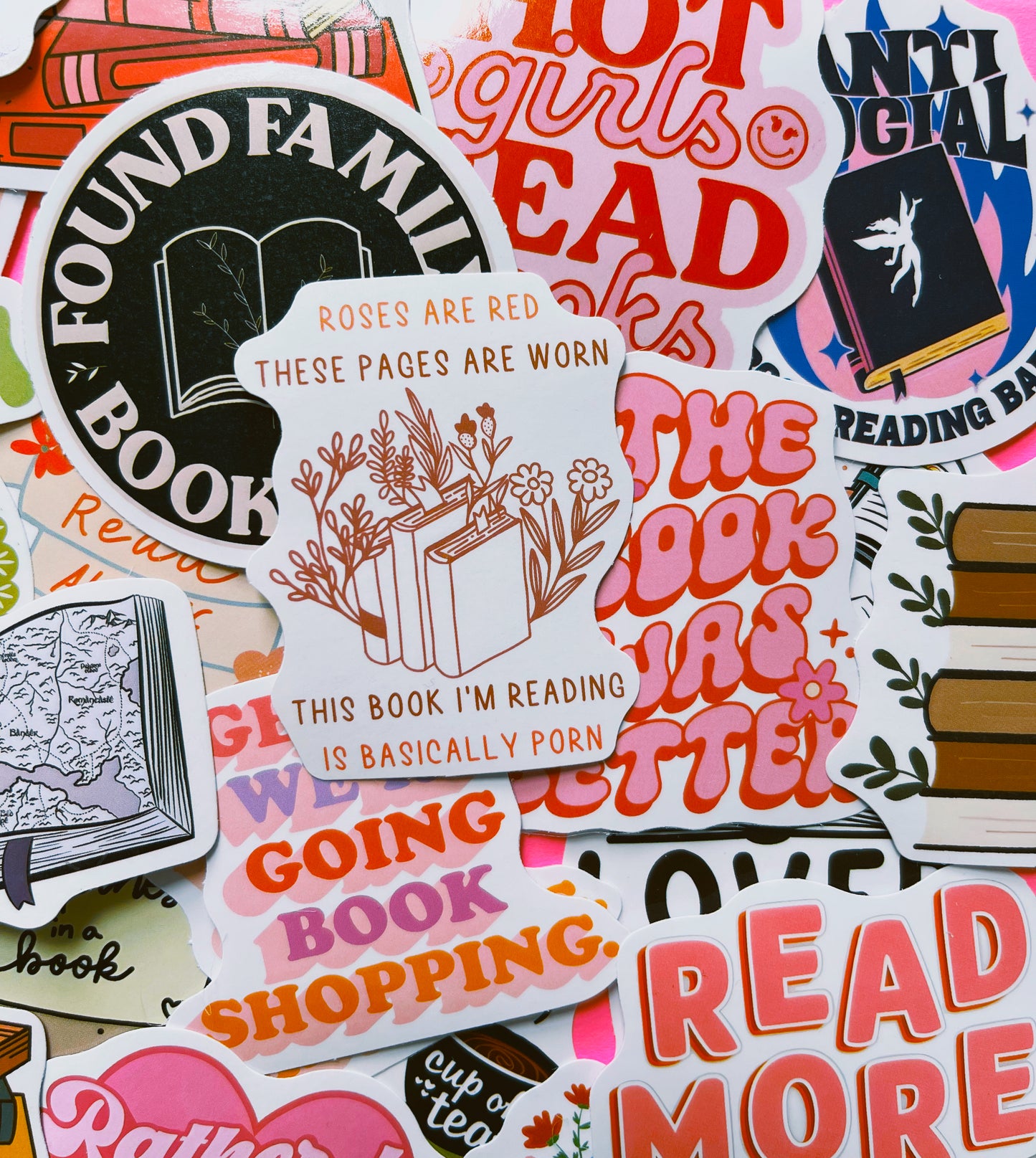 Romance Books Sticker Pack